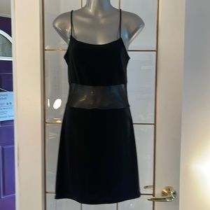 Black dress semi sheer